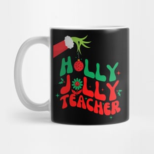 Holly Jolly Teacher Mug